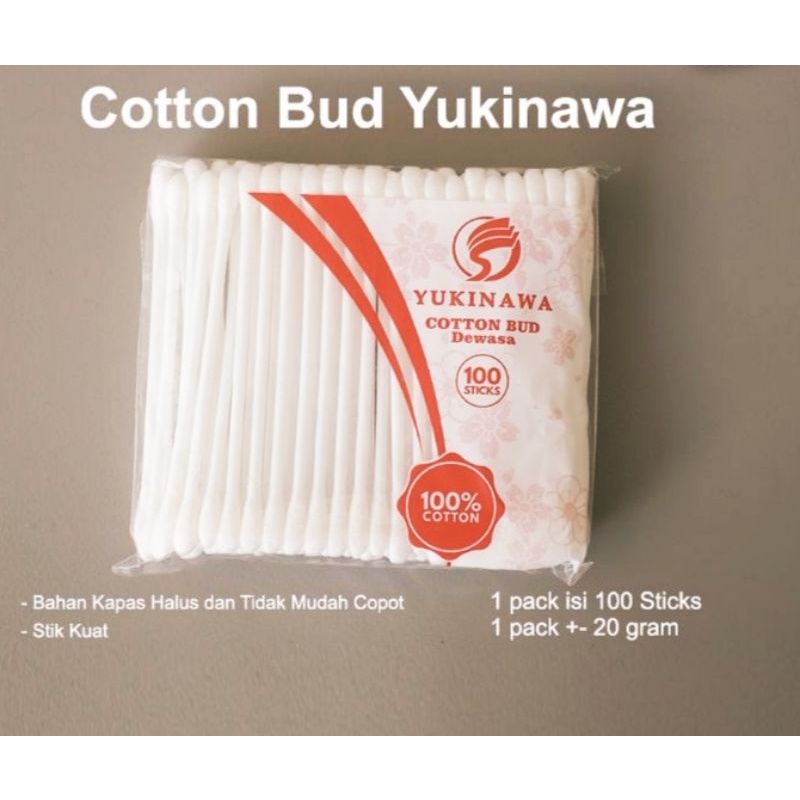 ผ้าฝ้าย 1 แพ็ค BUD YUKINAWA COTTON BUD BABY COTTON BUD ADULT