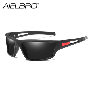 2021 Aielbro แว่นตากันแดด Polarized กันฝุ่น Uv400 สําหรับขี่จักรยานเล่นกีฬา