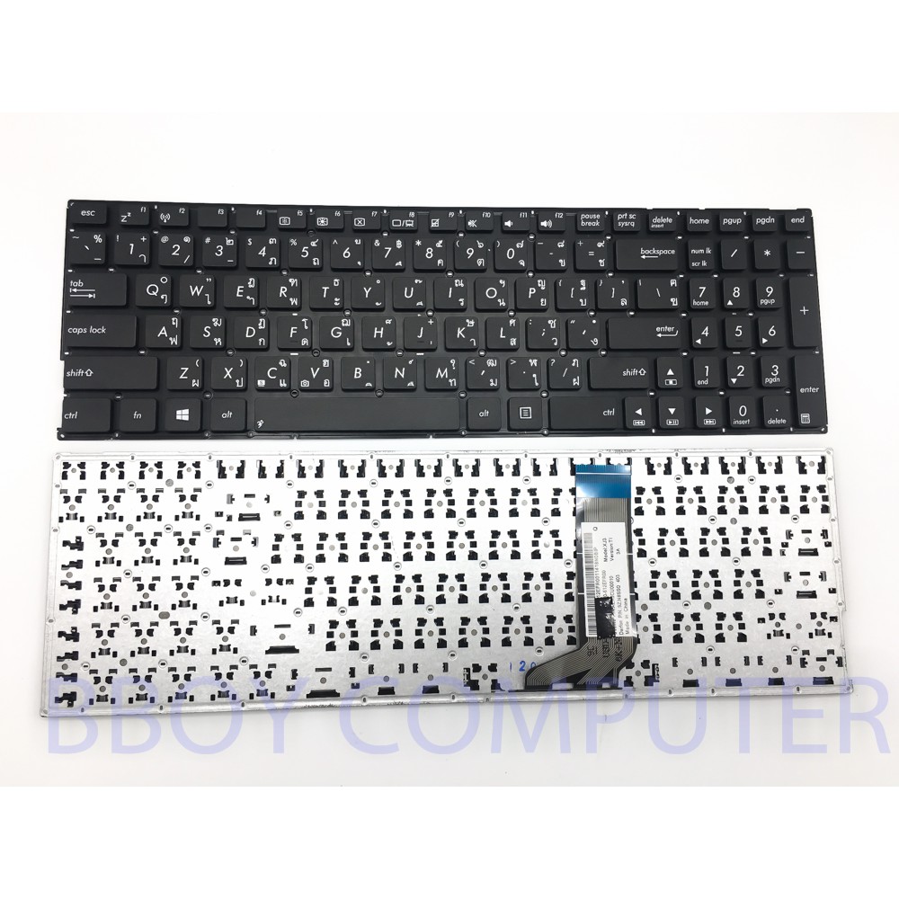 ASUS Keyboard คีย์บอร์ด ASUS K556 A556 X556 K556U A556UA X556 X556UA X556UB X556UF X556UJ X556UQ X55