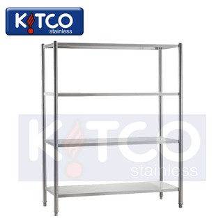 ชั้นวางของสเตนเลสแบบทึบ 4 ชั้น - Kitco Stainless *แยกคำสั่งซื้อ 1 ชิ้น ต่อ 1 คำสั่งซื้อ*