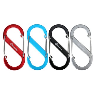 big - sale อุปกรณ์หัวเข็มขัดอะลูมิเนียม s shape edc เหมาะกับการพกพาตั้งแคมป์