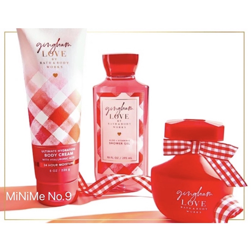 (แท้) Bath&Body Works GINGHAM LOVE ❤️ collection