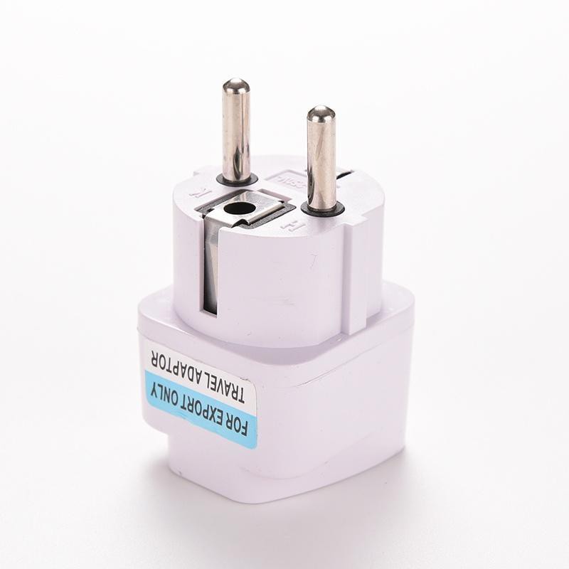 หัวแปลง ขาปลั๊ก หัวแปลงปลั๊กไฟ ยุโรป เกาหลี Type F + Type C - รูปที่ 2