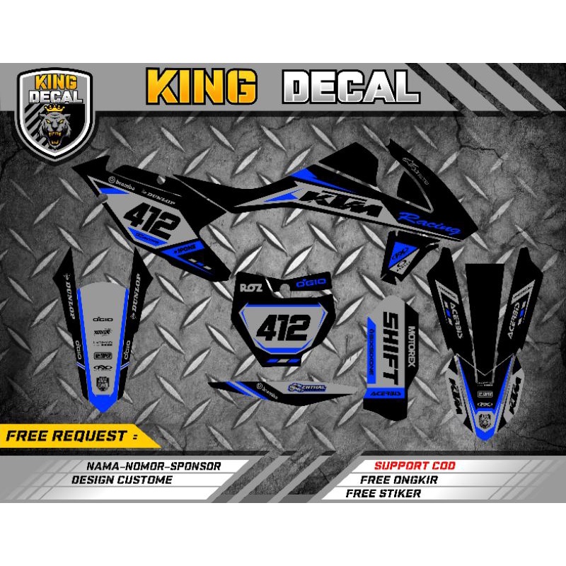 DECAL KTM 250 2017**