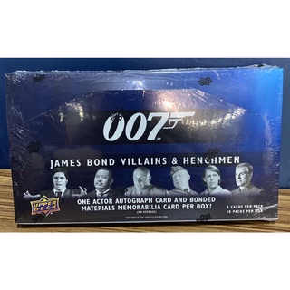 พร้อมส่ง !!! Upper Deck 2021 James Bond 007 Villains &amp; Henchmen Trading Cards Box (Upper Deck 2021)