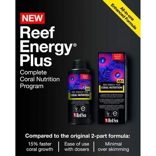 อายุยาว ! Red Sea REEF ENERGY PLUS AB+ ขวดเดียวจบครบทุกอาหารปะการัง ใช้ได้กับปะการังทุกชนิด เร่งสีโตเร็ว