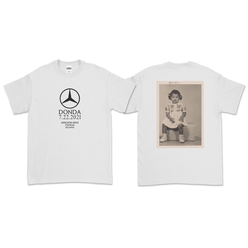 KANYE WEST - เสื้อยืด DONDA (FRONT BACK)