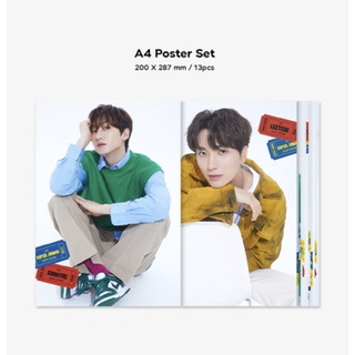 [แท้/พร้อมส่ง] โปสเตอร์ A4 Poster Super Junior 2022 Seasons Greetings