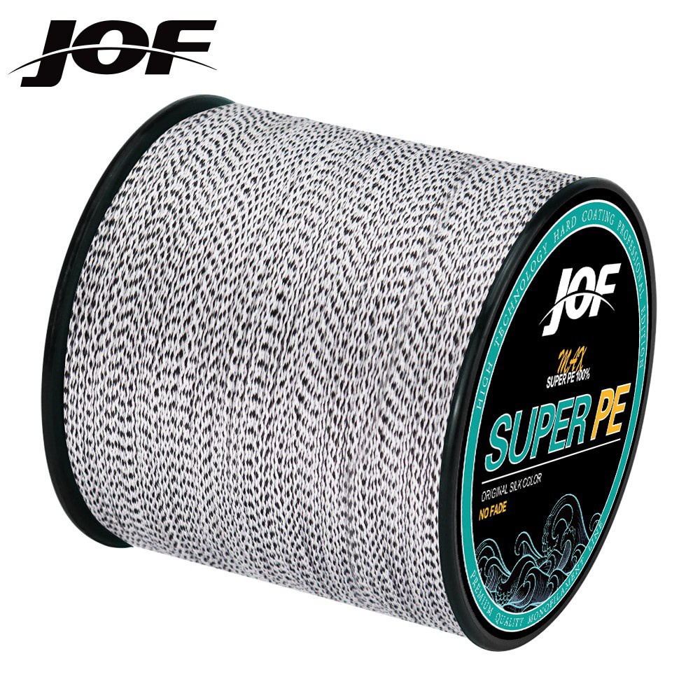 JOF Series SUPER PE 500M 4 Strands สายถักตกปลา Braid Multifilament สาย PE สําหรับปลาคาร์พตกปลา