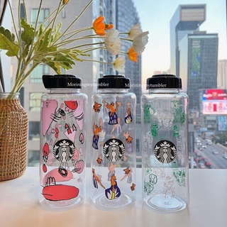 (สินค้าพร้อมส่งของแท้) Reusable Water Bottle Starbucks Indonesia🇮🇩