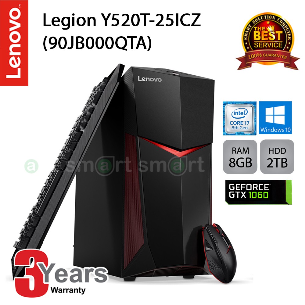 Lenovo Legion Y520T-25ICZ (90JB000QTA) i7-8700/8GB/2TB/GTX 1060 3GB/Win10