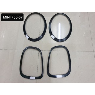 ครอบไฟตา+ไฟท้าย สีดำเงา สำหรับ MINI Cooper R50 R52 R53 R55 R56 R57 R58 R59 R60 R61 F54 F55 F56 F57 F60