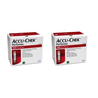 (พร้อมส่ง) Acccu-Check Performa 100 Test strips (Pack of  200) 100X2