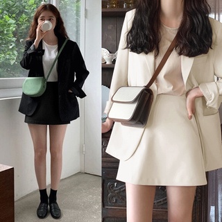 ✅ส่งไว✅สต็อกไทย กระโปรงสั้นทรงเอ ซิปข้างเก็บทรงสวย 5 สี