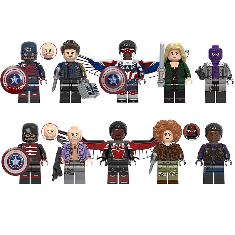 ใหม่ Super Heroes The Falcon และทหารฤดูหนาว Baron Zem Building Blocks ตุ๊กตาของเล่นเด็ก