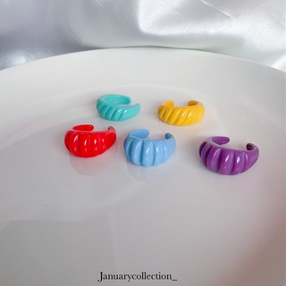 croissant ring | แหวนสีสัน สวยมากกก แมทสนุก