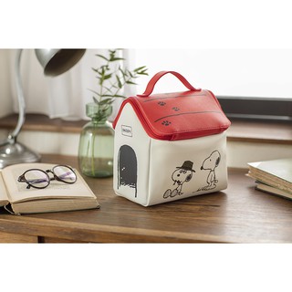 พร้อมส่ง SNOOPY House Vanity Pouch กระเป๋าทรงบ้าน กระเป๋าเครื่องสำอางสนูปปี้