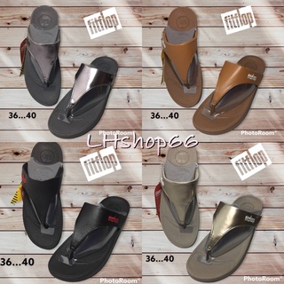 💯รองเท้าเตะ Fitflop แบบคีบหนัง มีปักfitflop งานสวยมาก พื้นหนุ่ม ใส่สบาย