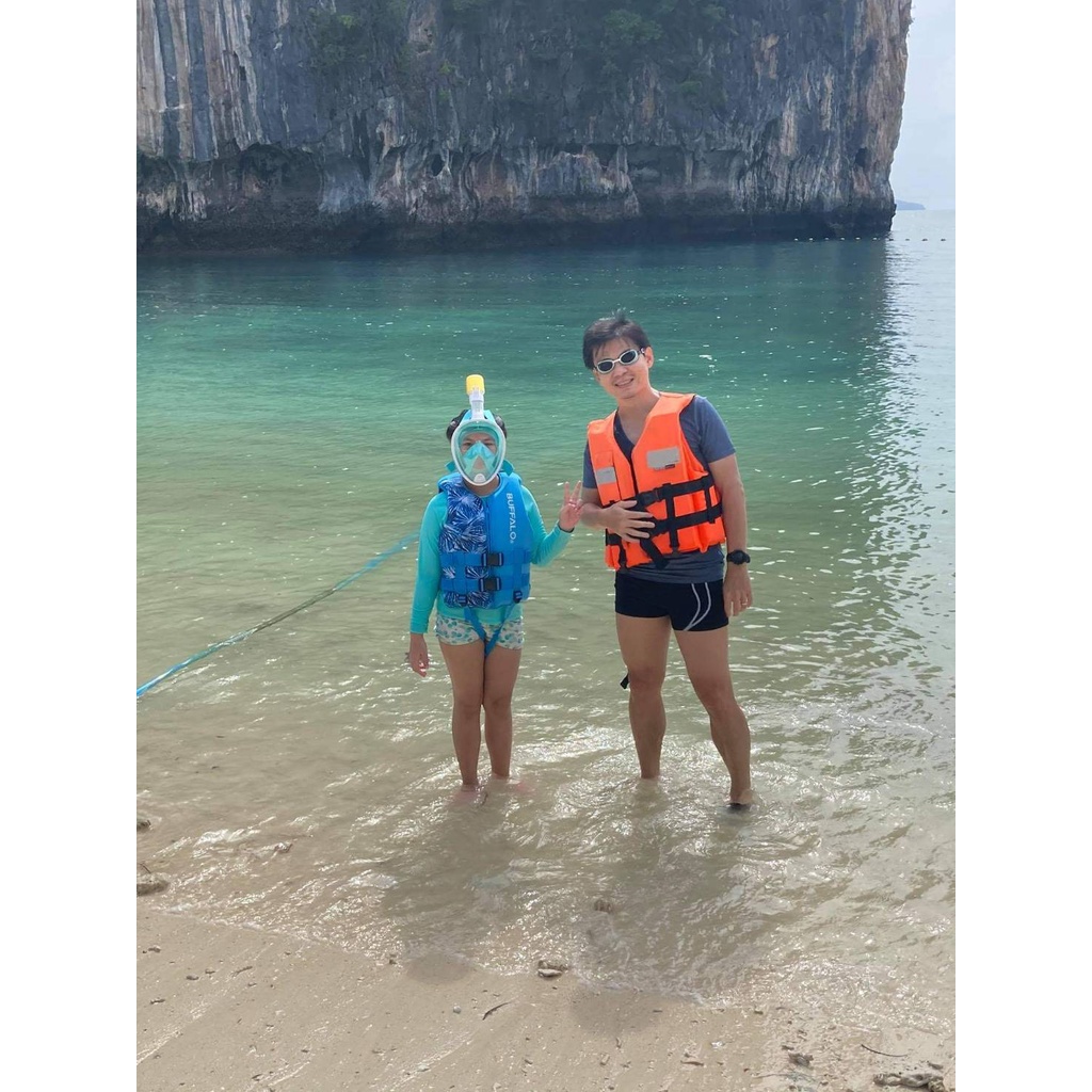 เสื้อชูชีพ เด็กโต 9-15 ขวบ Size M & ผู้ใหญ่ Size L,XL,2XL  รับนน.ได้ถึง 45-110 กก. มีสายคล้องขา เนื้อผ้าดีมาก - รูปที่ 4