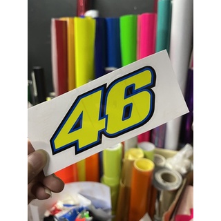 สติกเกอร์ เบอร์ นักแข่ง motogp 46