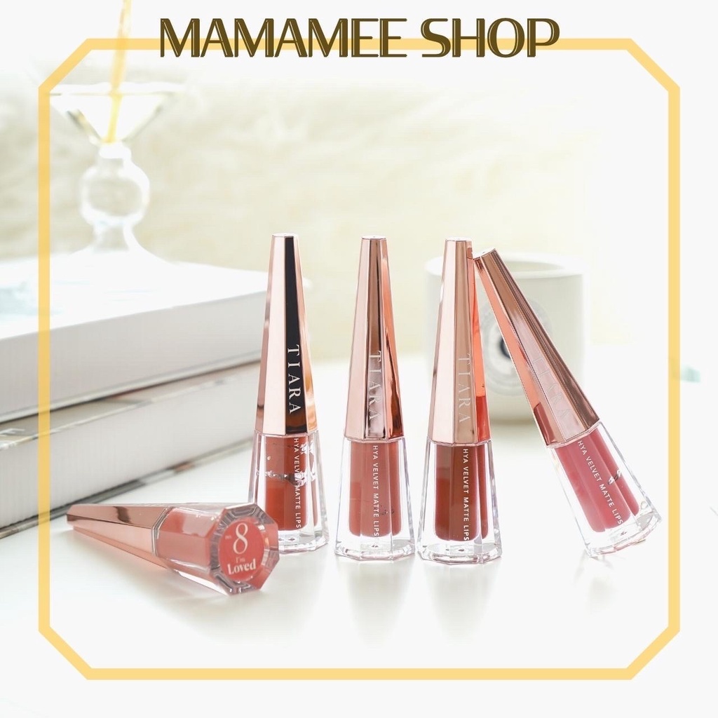 โล๊ะเลิกขาย ลิปเทียร่า ลิปไฮยา TIARA HYA Velvet Matte Lipstick ลิปผสมไฮยาลูรอน