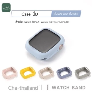 Case Silicon เคส smart เคสสําหรับแอปเปิ้ลวอช Watch10 9 8 7 6 se 5 4 ultra case 40/41/44/45mm ซิลิโคน Watch 11
