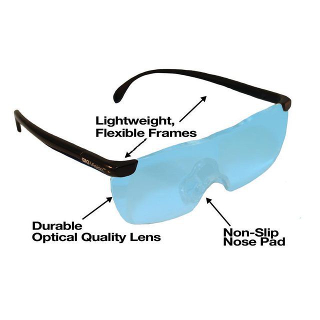 ►✿BIG VISION แว่นตาขยายไร้มือจับ+CLIP ON LED 2 ชิ้น ราคา 790 โดย TV Direct