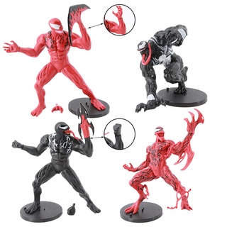 ฟิกเกอร์ อนิเมะ Venom Spider Man สีแดง สําหรับตกแต่งบ้าน