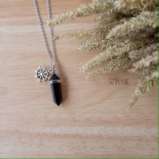 Black onyx necklace