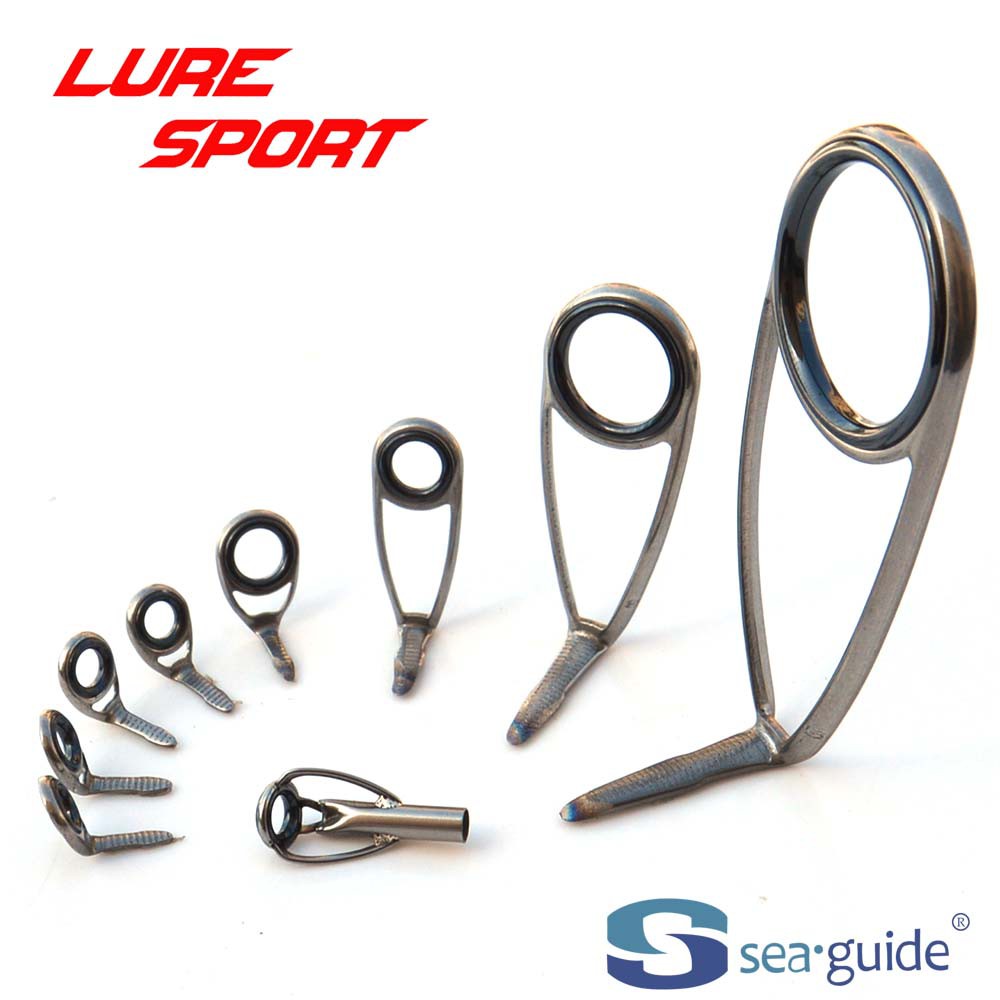 SeaGuide 8 9 10pcs Spinning Guide ชุด LS แหวน SXOHLSG25 SXOLSG-N5 N6 Rod Building component Repair D