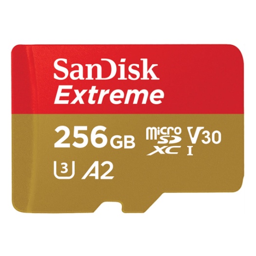 256 GB MICRO SD CARD (ไมโครเอสดีการ์ด) SANDISK SDXC EXTREME CLASS 10 (SDSQXA1-256G-GN6GN) S5HD