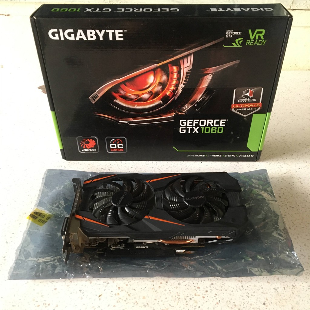 GIGABYTE GeForce GTX 1060 WINDFORCE OC 3G