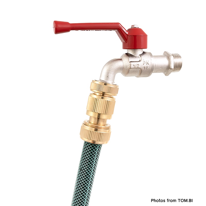 ข้อต่อทองเหลือง อุปกรณ์ข้อต่อสายยาง ข้อต่อก๊อกน้ำ ข้อต่อสายยาง ขนาด 3 หุน / 4หุน / 5 หุน / 6 หุน พร้อมส่ง - รูปที่ 4