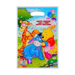 10pcs Winnie the Pooh Gift Bag Boyfriend Gift Bag Candy Bags lootbag for candy