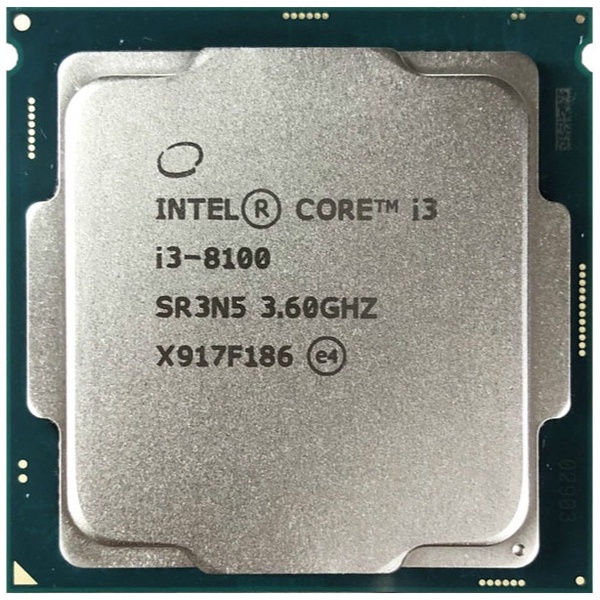 ▼CPU Intel Core i3 8100 (LGA 1151V2)  2C/4T 3.60 Ghz ราคาสุดคุ้ม จัดส่งเร็ว มีรับประกัน #1