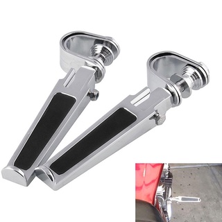 2Pcs Motorcycle Rear Front Footrests Foot pegs Folding Engine Guard Anti-Crash Bars Foot Rest Pegs Pedals Kit