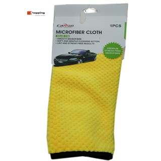 Carsun ผ้าไมโครไฟเบอร์ ผ้าเช็ดรถ ดูดซับน้ำดี หนา นุ่ม ขนาด30*40 Microfiber