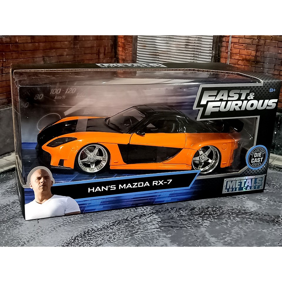 โมเดลรถ Jada Rx7 Han'S 1:24 โมเดลรถฮาน Vieldside Fortune Han'S โมเดลรถ Rx-7  1/24 Fast & Furious ราคา Ok โมเดลรถของขวัญ 0 | Shopee Thailand