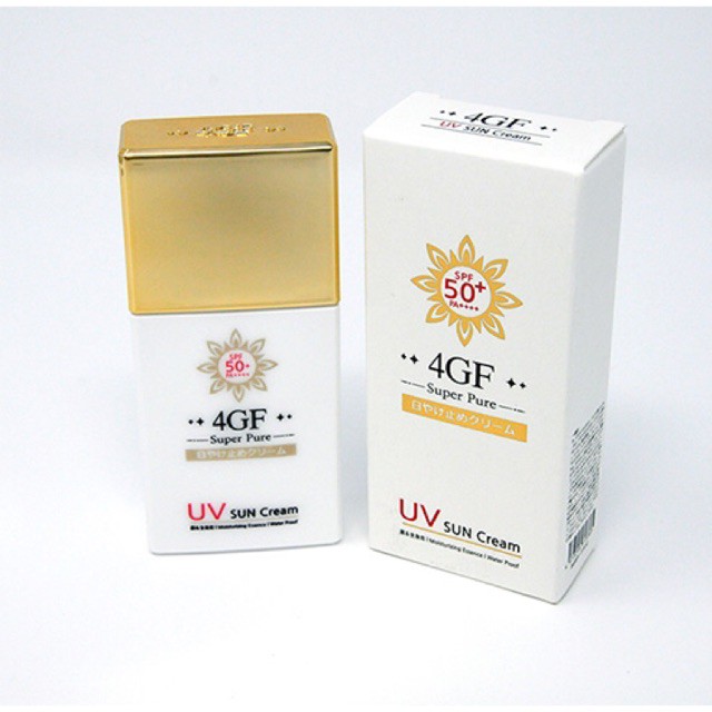 ครีมกันแดด 4GF Super Pure SUN Cream SPF50+PA++++ 60ml.