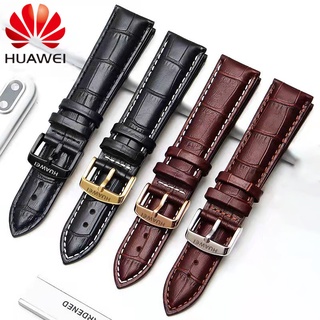 สายนาฬิกาข้อมือหนัง 20 มม. 22 มม. สําหรับ Huawei Strap Gt2E 2Pro Gt 2 Gt3 46 มม. / 42 มม.