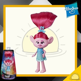 Trolls DreamWorks Stylin Poppy Fashion Doll with Removable Dress and Hair Accessory