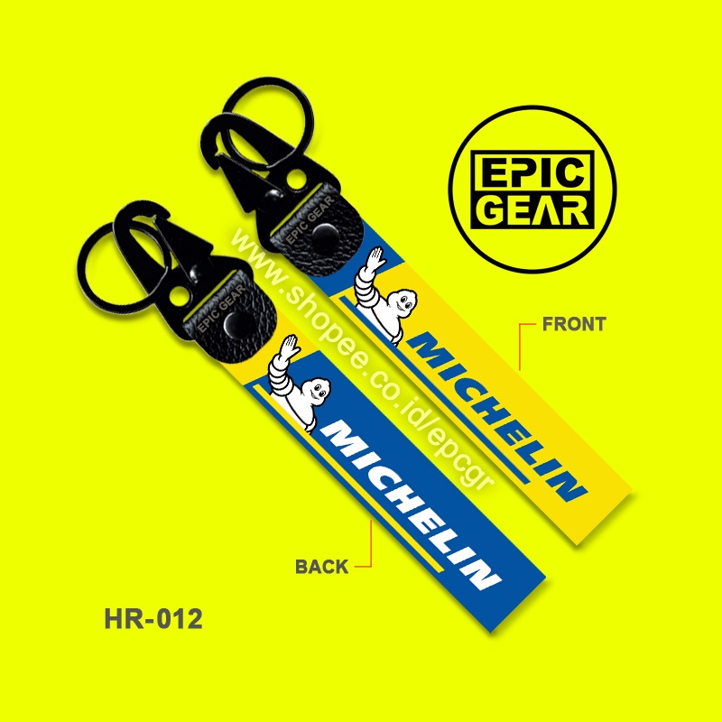 GANTUNGAN คุณภาพสูง MICHELIN PREMIUM KEYCHAIN MOTORCYCLE KEYCHAIN SPONOR LOGO MOTOGP TUBELESS ยางยี่ห้อ VIXION CB CBR SONIC SCOOPY VARIO NMAX XMAX MIO 110 115 125 135 150 155 160 ทั้งหมดใหม่เก่าคาร์บอน FI LED COOLING DURA KEY CHAIN STRAP LANYARD