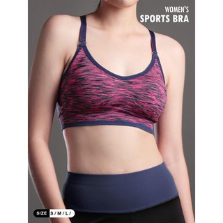 Sport Bra สีชมพูเข้ม ชุดชั้นใน ชุดชั้นในแบบสปอร์ต สปอร์ตบรา