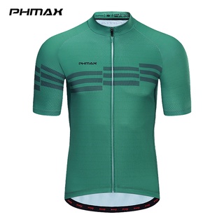 Phmax ชุดเสื้อปั่นจักรยาน ระบายอากาศ กัน UV สําหรับผู้ชาย