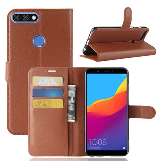 เคสโทรศัพท์มือถือ พร้อมช่องใส่บัตร ตั้งได้ สําหรับ Huawei Y7 2018 Y7 Pro 2018 Y7 Prime 2018