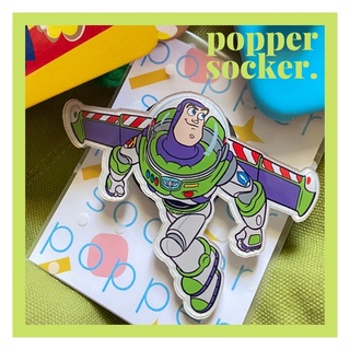 พร้อมส่ง 🦮⛱ poppersocker • griptok UV printing รุ่นใหม่ขอบใสลาย Buzz lightyear สุดน่ารัก 🚀