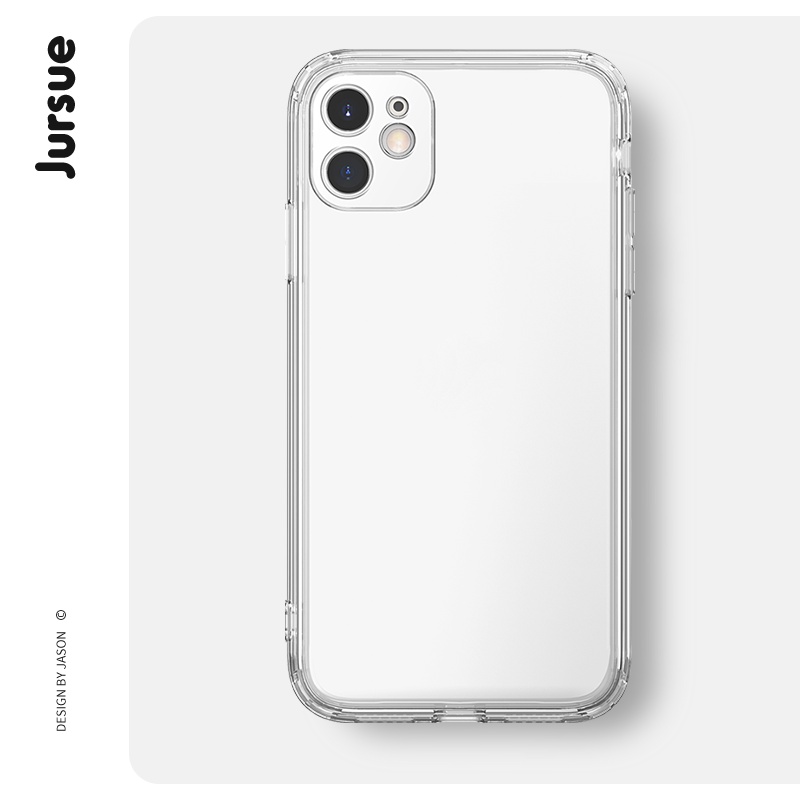 JURSUE เคสไอโฟน เคสซิลิโคนนุ่มกันกระแทกใส เคสโทรศัพท์ Compatible for iPhone 15 14 13 12 11 Pro Max SE 2020 X XR XS 8 7 Plus พลัส XYO6