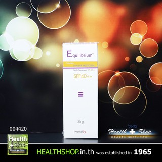 EQUILIBRIUM Daily Sunscreen SPF40++ 30g ( Pharmerion complete UVA/UVB Protection กันแดด )