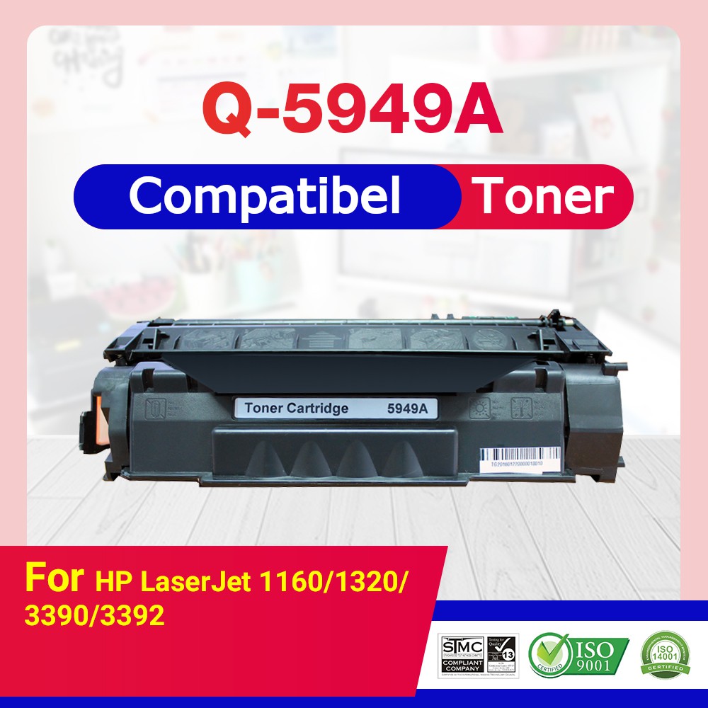 CFSHOP หมึกเทียบ Q5949A/5949A/5949/49A/Q5949/HP 49A สำหรับ HP LaserJet HP1160/HP1160Le/HP1320/HP3390