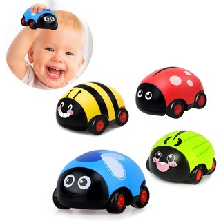 ✠☎☸Toys Car for Kids, Push & Go Toddler Insect Toy Cars, Birthday Gifts, Baby Party Favors, Pull Back and (Random Color